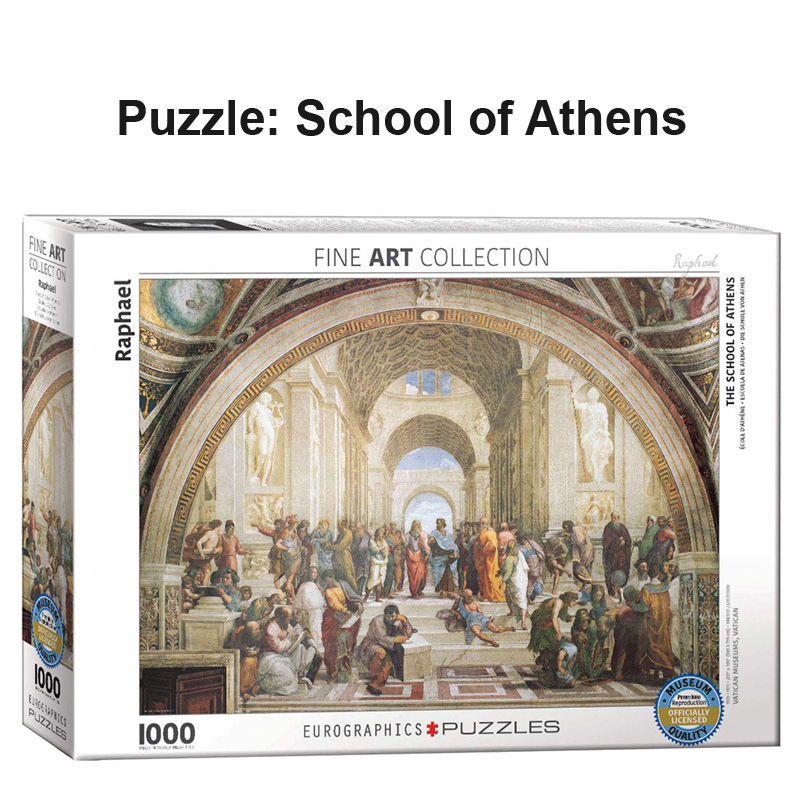Ancient Greece, Raffael - School of Athens - Puzzle