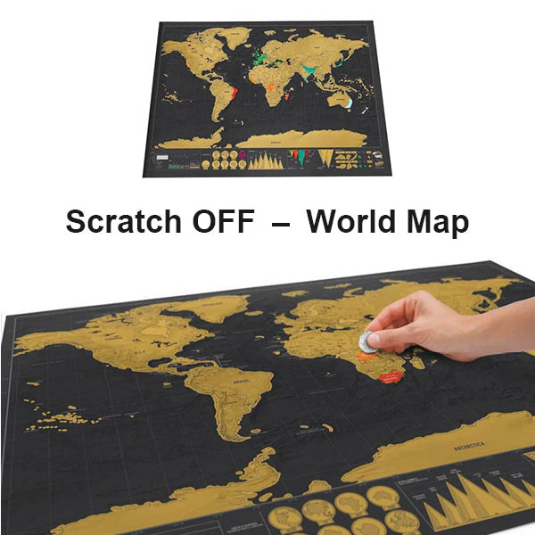 World Map Scratch OFF